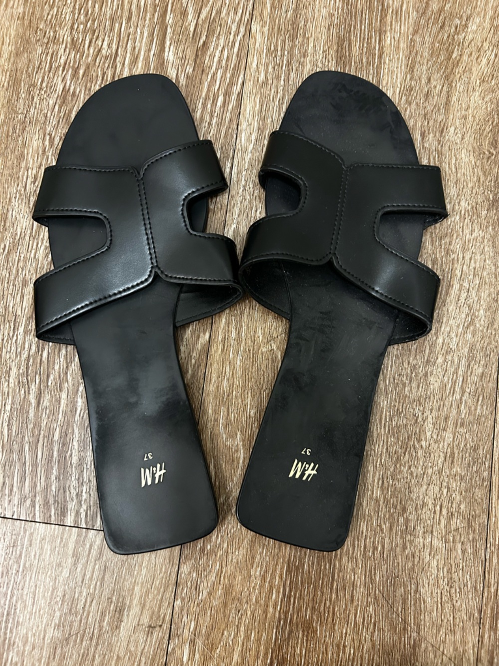 H&M Black Women's Slide Sandals